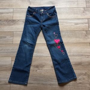 Embroidered Girls Jeans